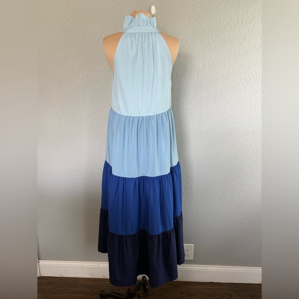 SSYS The Regan Maxi Colorblock Tiered Dress Size Small - Picture 5 of 9